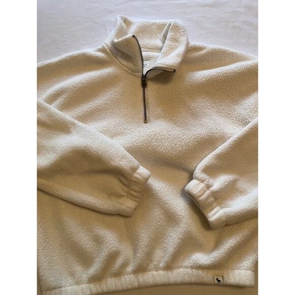 Abercrombie & Fitch White Pull Over Sz S - Picture 2 of 5